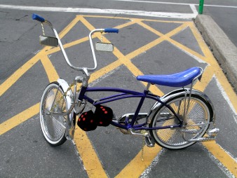 Lowrider Bike On Road